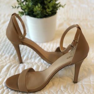 Nude Strappy Heels size 10